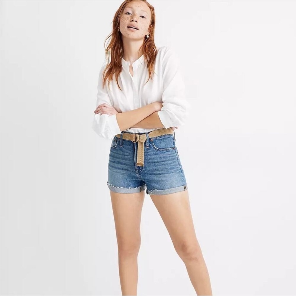 MADEWELL High Rise Denim Shorts